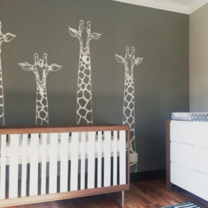 Giraffe Portrait Decal