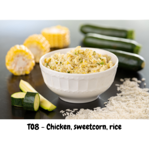 Baby Stage 3 Meaties: T08 Chicken, Sweetcorn and Rice