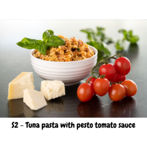 Baby Stage 4 Spinkies: S2 Tuna Pasta with Basil Tomato Sauce