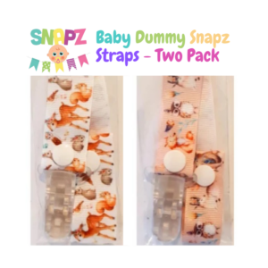 Woodlands Animals SNAPZ 3-in-1 Dummy Strap (2 pack)