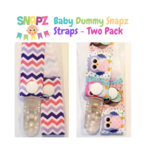Purple Owls SNAPZ 3-in-1 Dummy Strap (2 pack)
