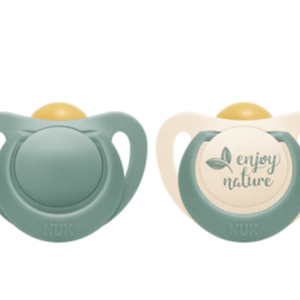 NUK for Nature Latex Soother (18-36m) - Green