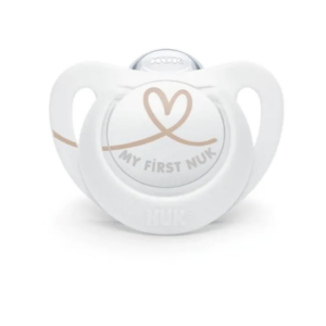 NUK Silicone Soother With Box (0-6m) - White