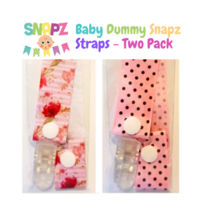 Light Pink SNAPZ 3-in-1 Dummy Strap (2 pack)