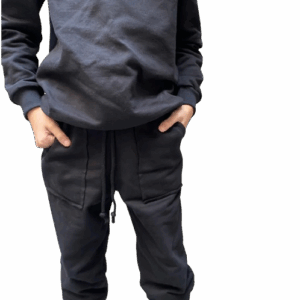 Square Pocket Tracksuit - Black