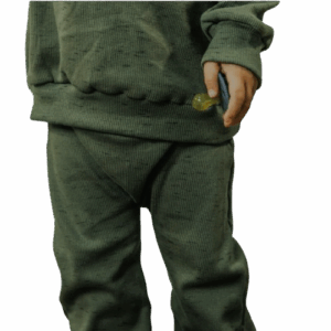Rib Lounge Set - Khaki
