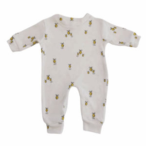 Footed Romper - Lemon